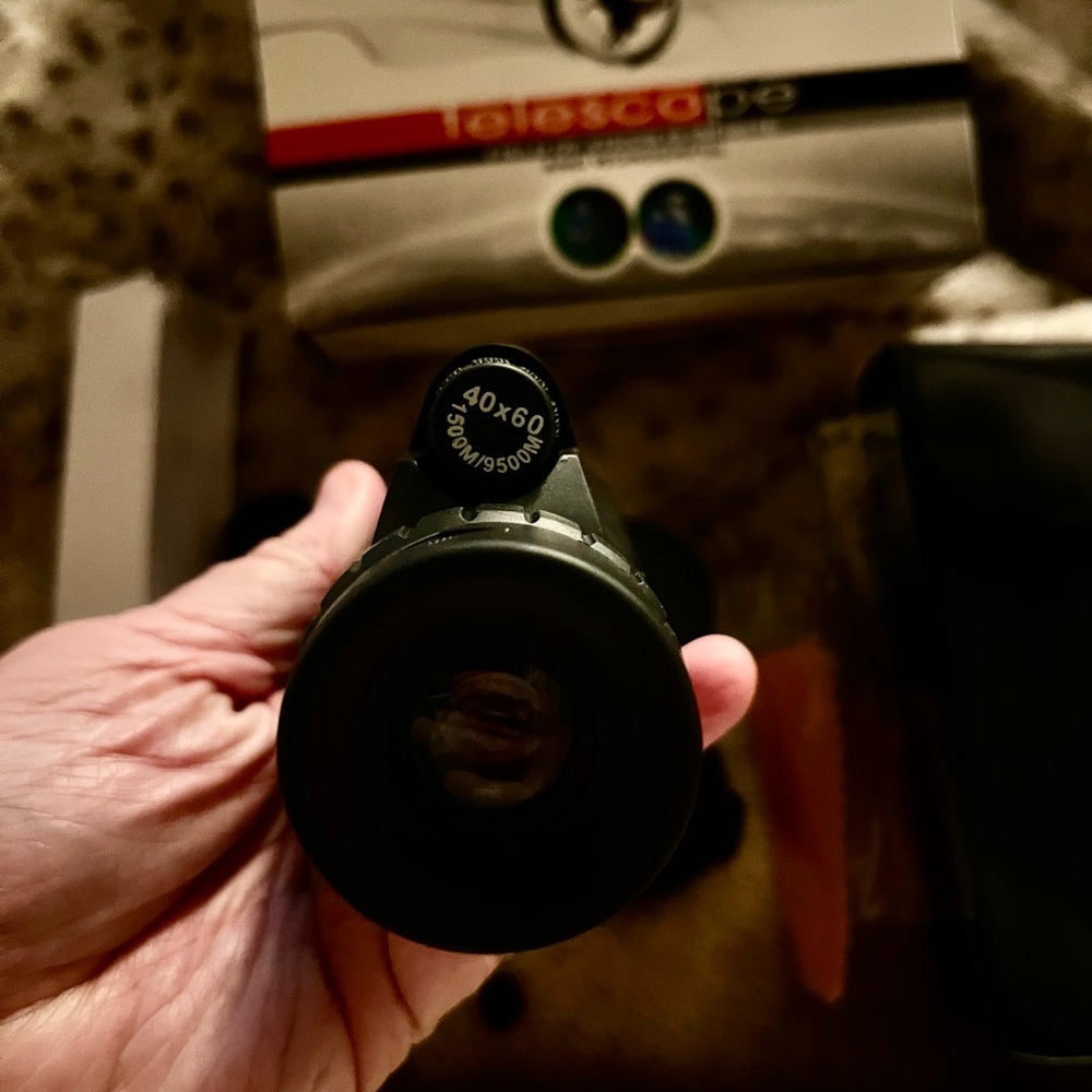 Black Monocular with Compass - Picture 5 of 6